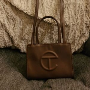small 🍫 chocolate 🍫  Telfar shopping bag